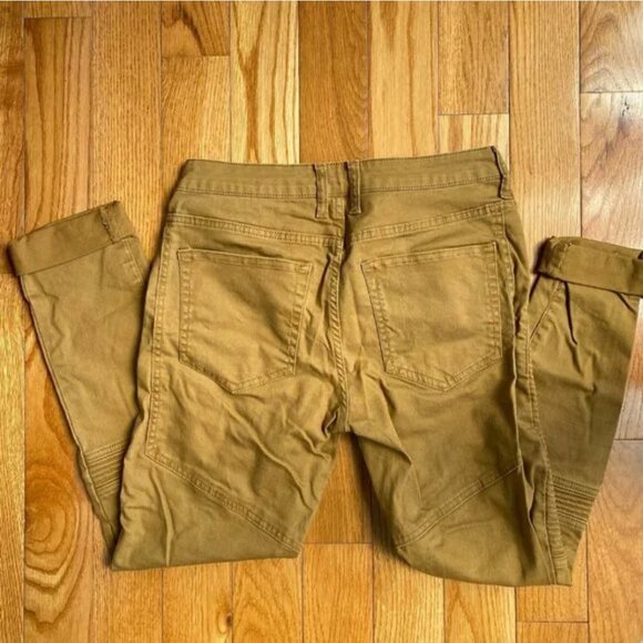 Camel Colored Men's Skinny Jeans - Picture 4 of 5